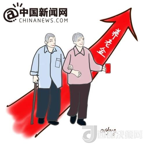 漫畫：養(yǎng)老金迎“14連漲”。 作者：王珊珊